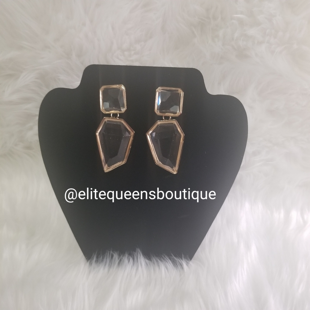 Crystal Clear Minimalist Earrings